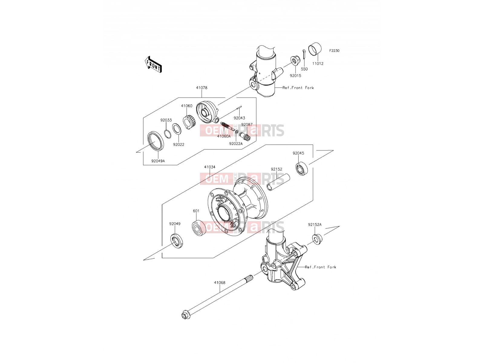 KAWASAKI 2016 Front Hub