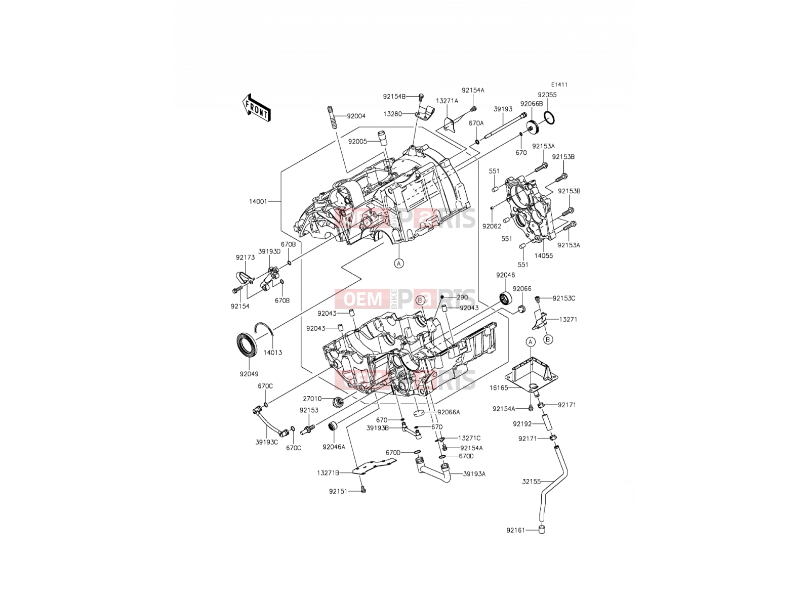 KAWASAKI 2016 Crankcase