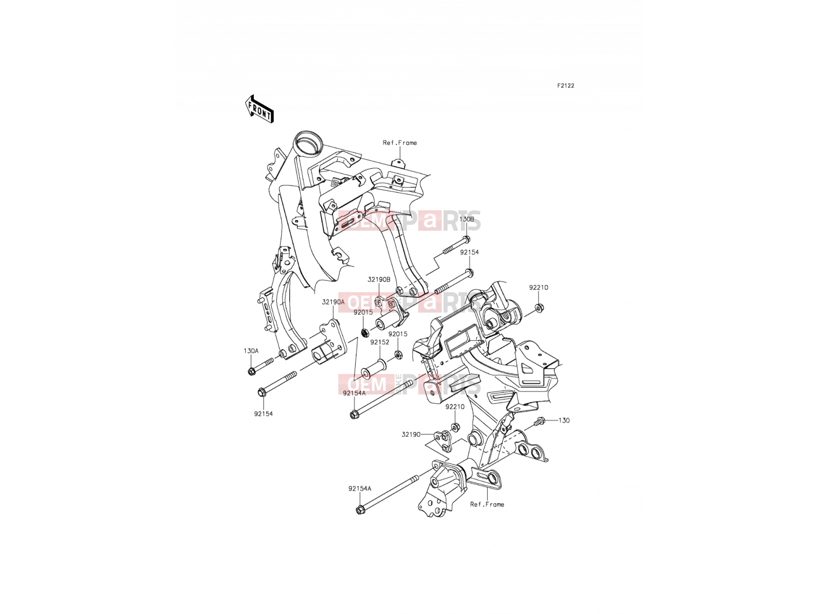 KAWASAKI 2016 Engine Mount