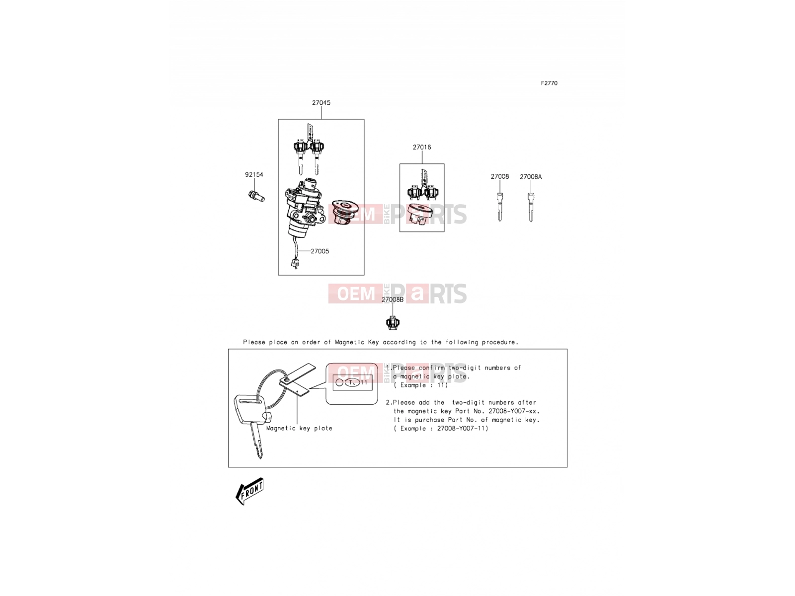 KAWASAKI 2016 Ignition Switch