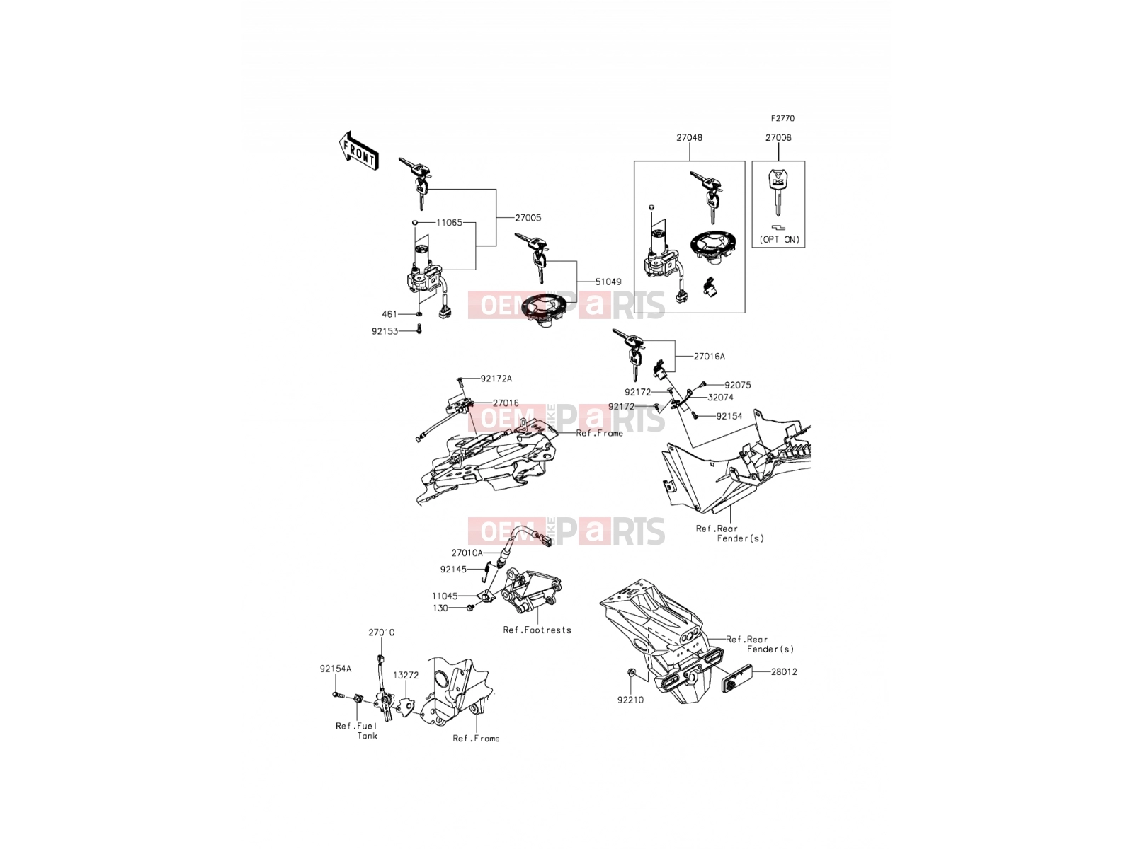 KAWASAKI 2016 Ignition Switch