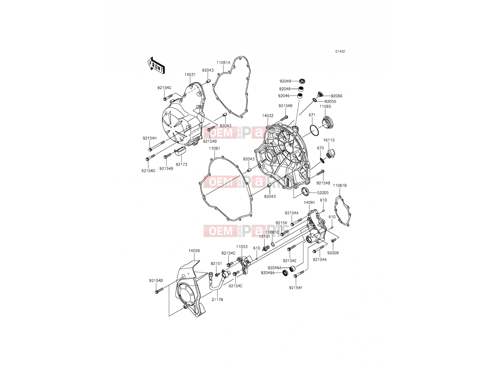 KAWASAKI 2016 Engine Cover(s)