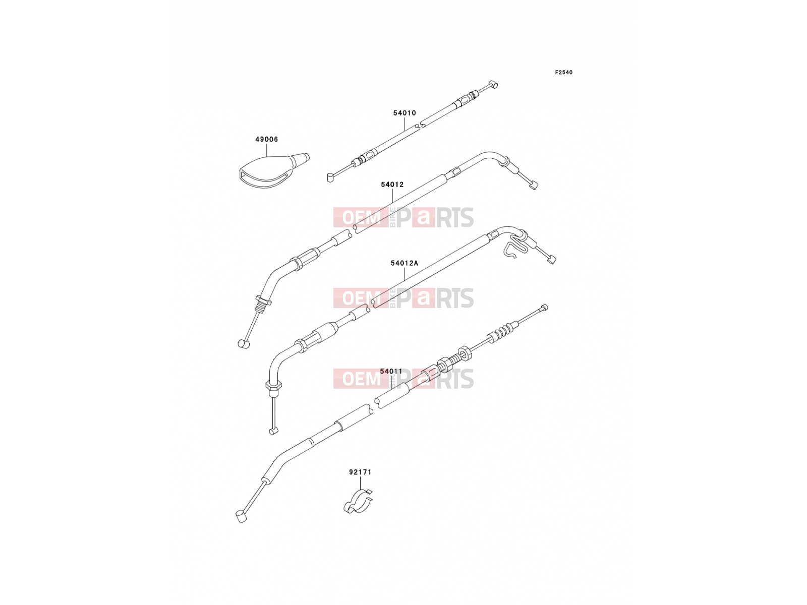 KAWASAKI 2004 Cables