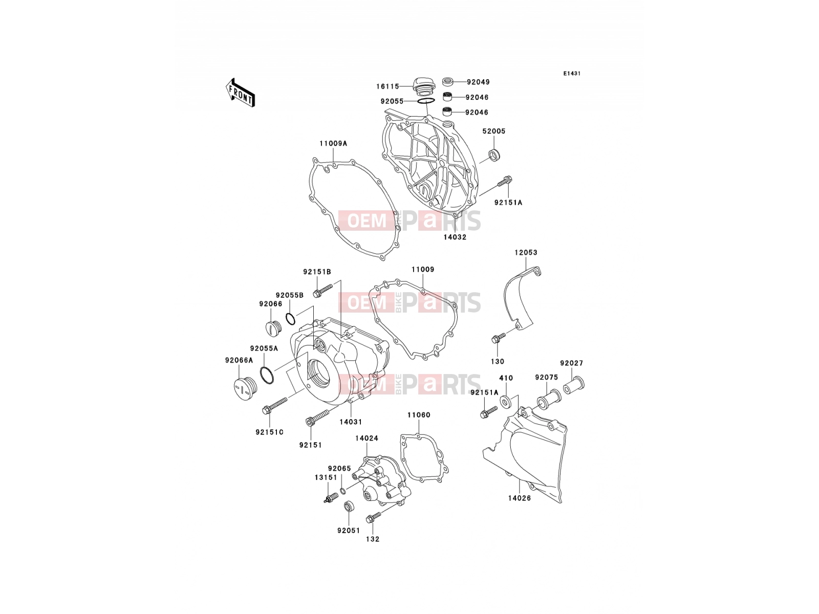 KAWASAKI 2005 Engine Cover(s)