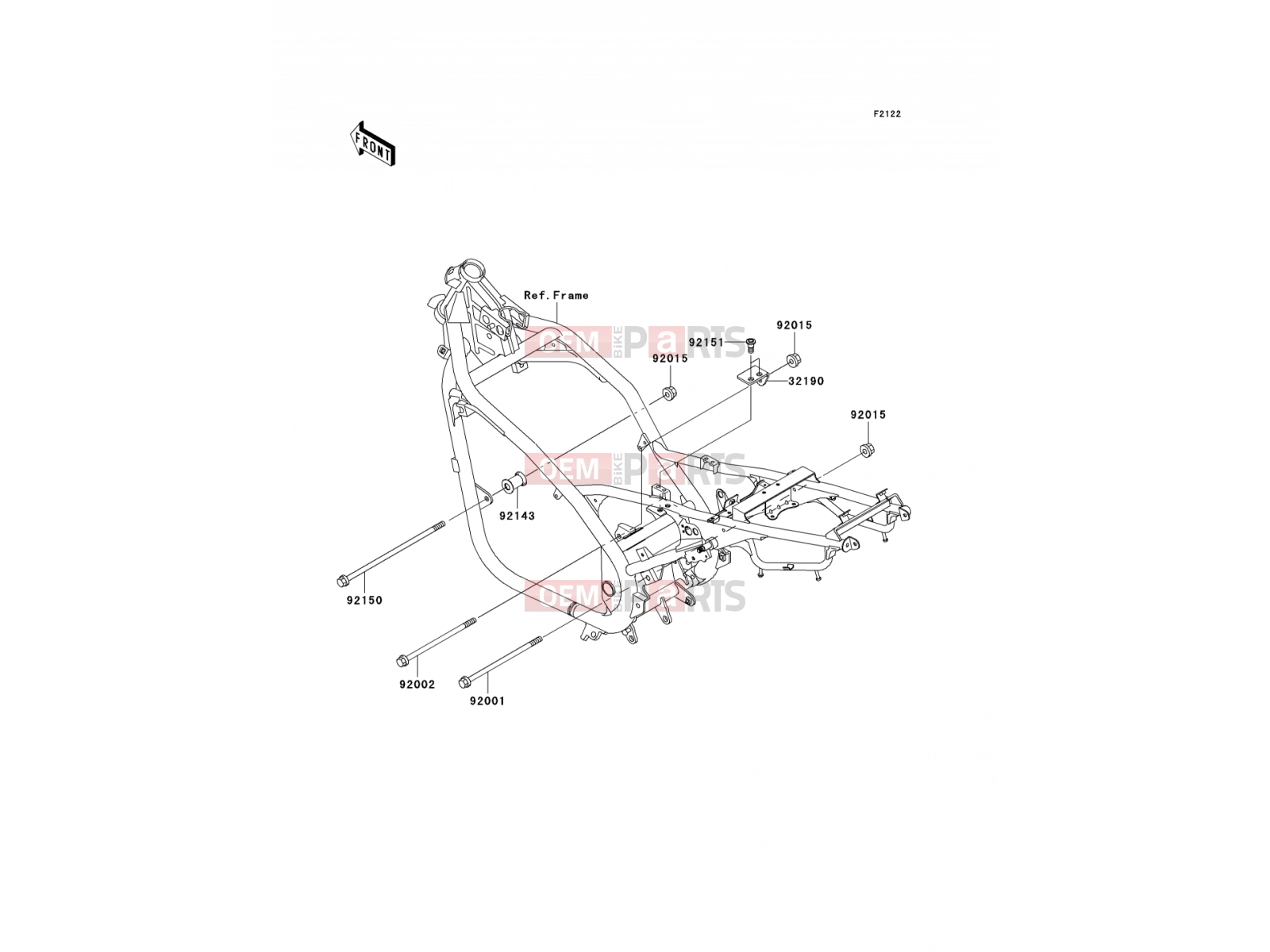 KAWASAKI 2005 Engine Mount