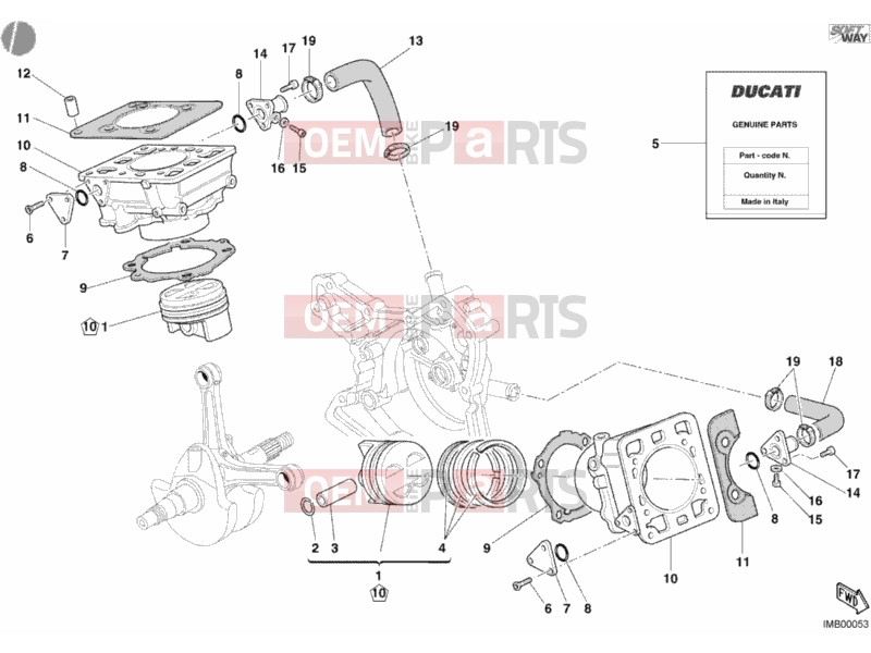DUCATI 2007 Monster S4R CYLINDER - PISTON » ENGINE CASE