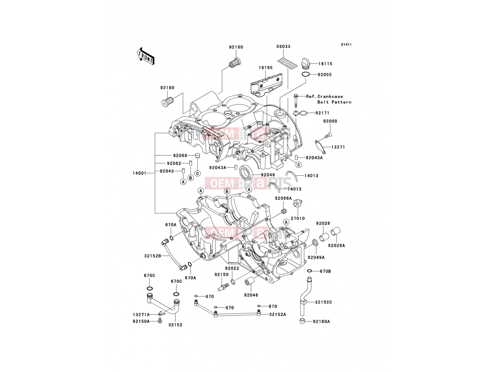 KAWASAKI 2005 Crankcase