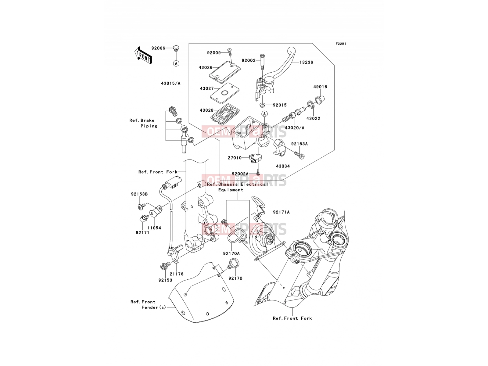 KAWASAKI 2006 Front Master Cylinder
