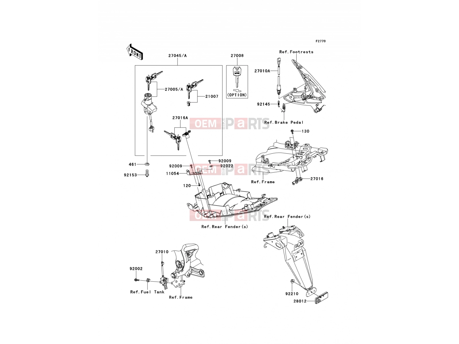 KAWASAKI 2006 Ignition Switch
