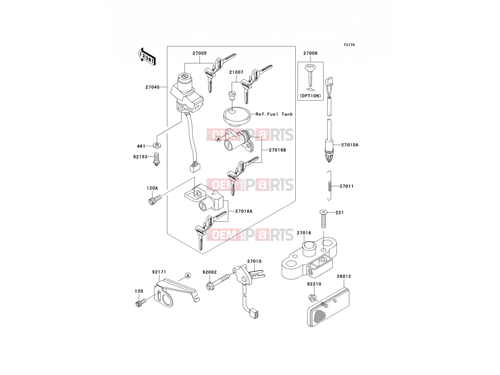 KAWASAKI 2006 Ignition Switch
