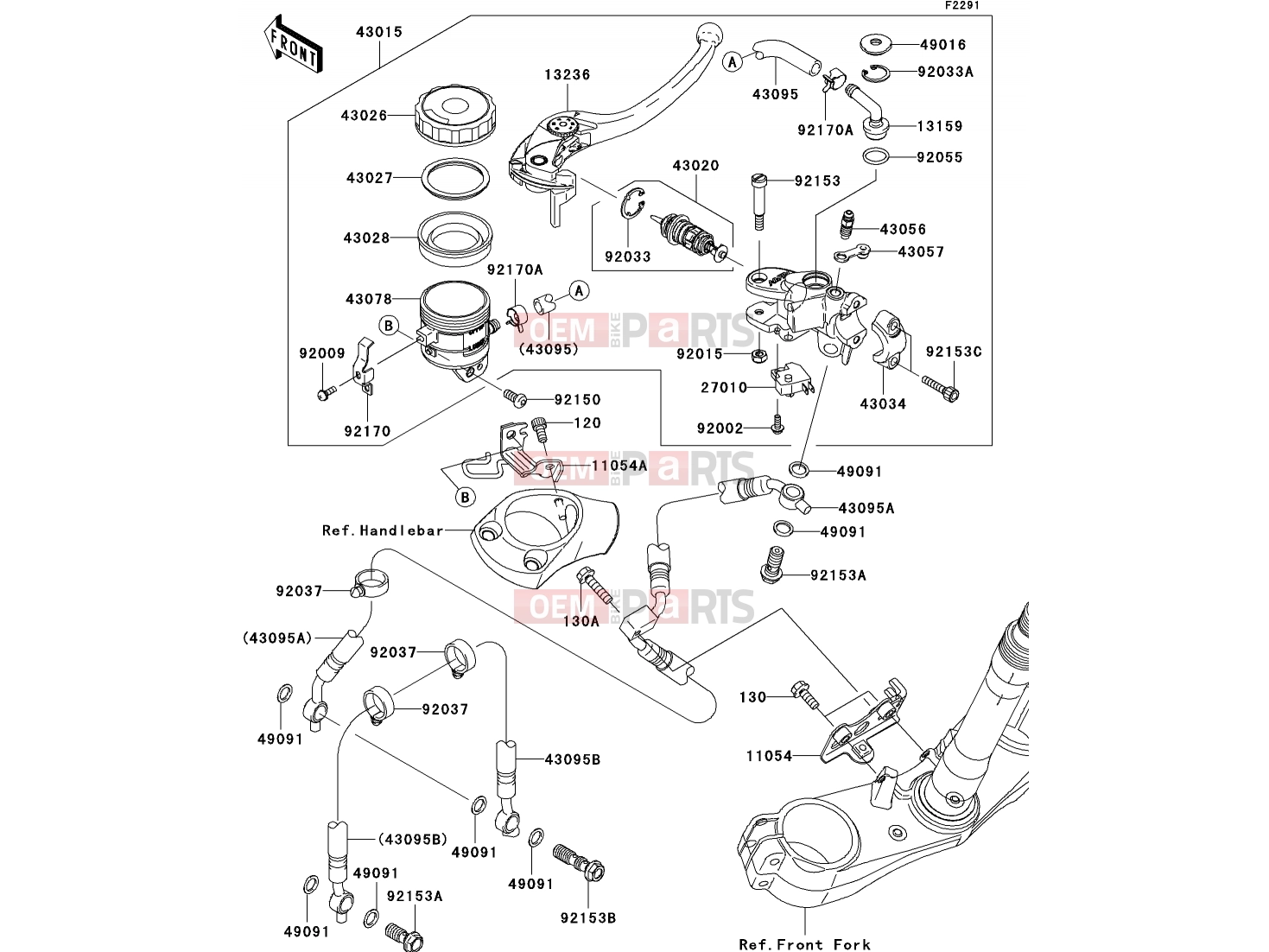 KAWASAKI 2006 Front Master Cylinder