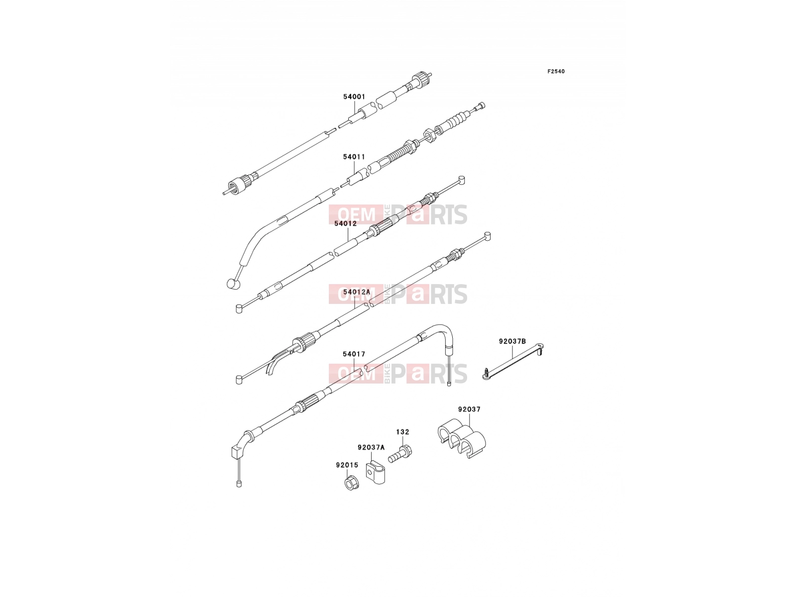 KAWASAKI 2007 Cables