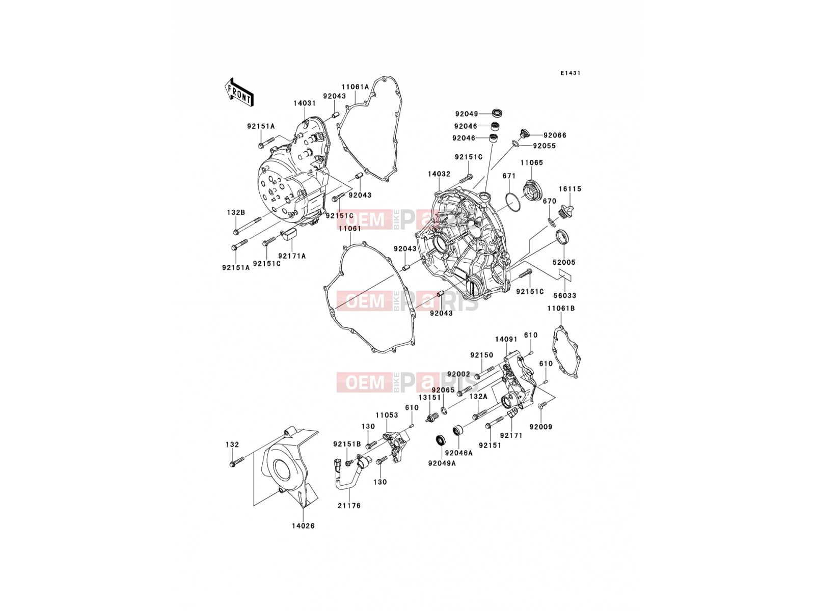 KAWASAKI 2007 Engine Cover(s)