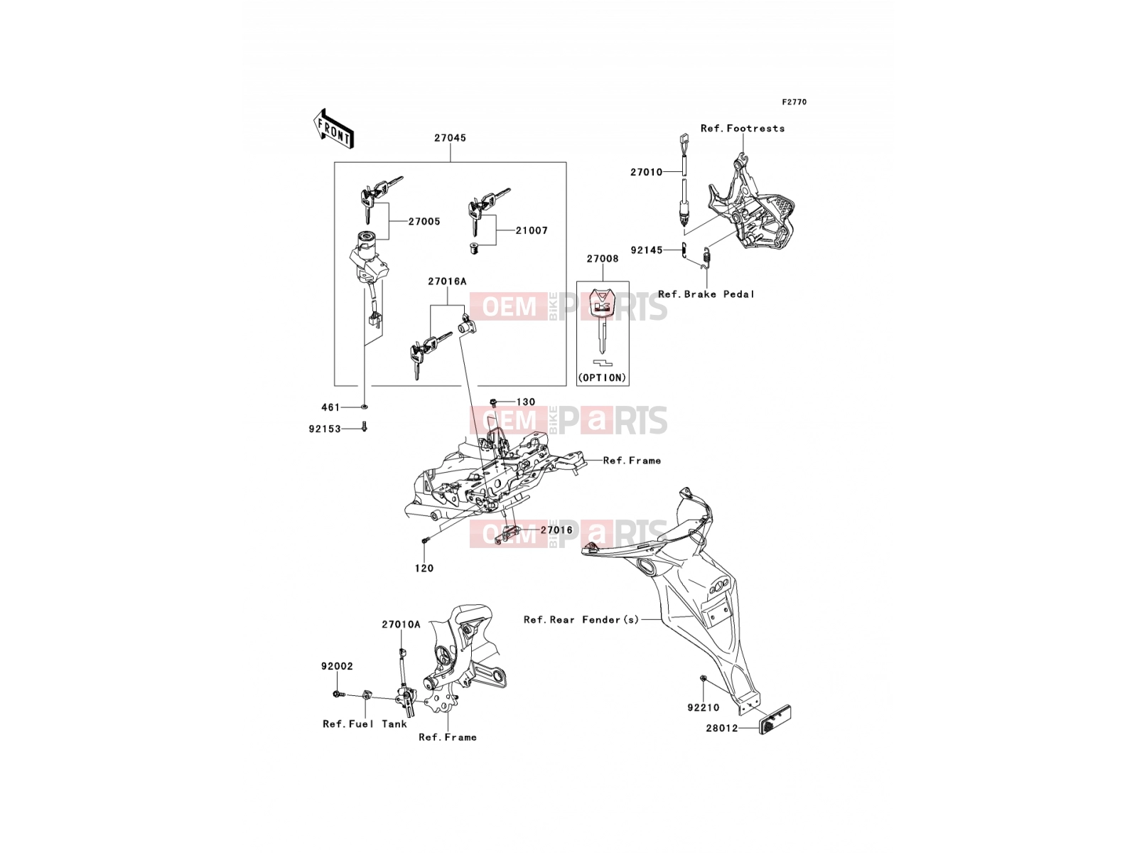 KAWASAKI 2007 Ignition Switch