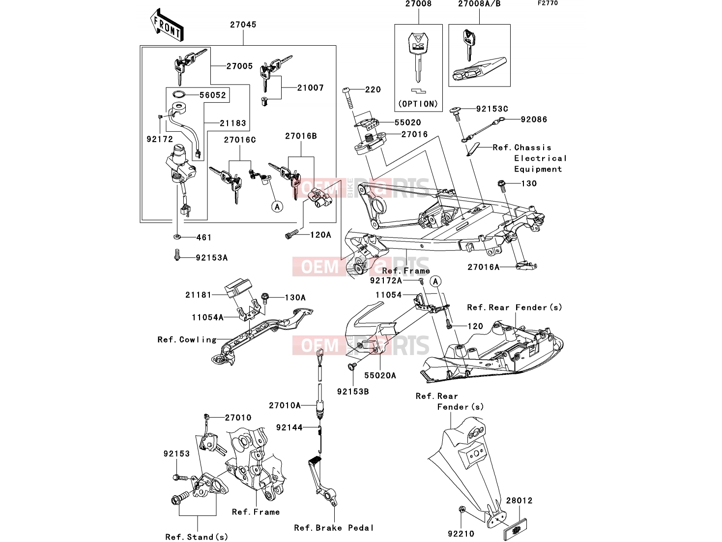 KAWASAKI 2007 Ignition Switch