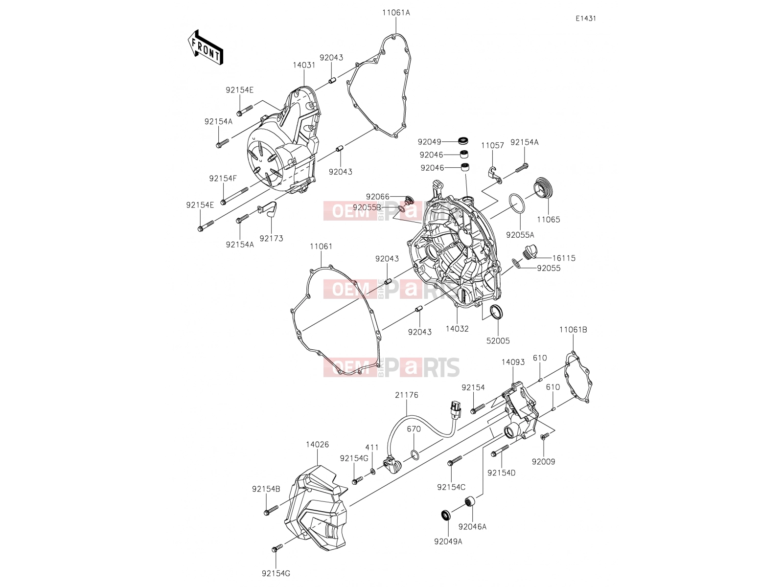 KAWASAKI 2019 Engine Cover(s)