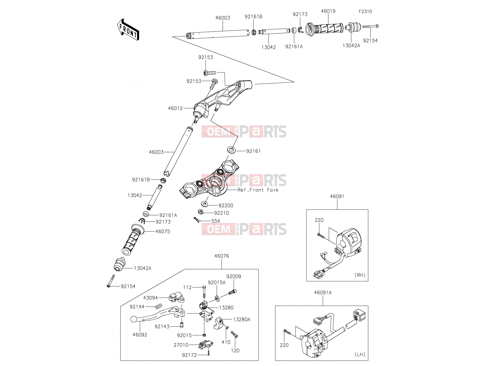 KAWASAKI 2019 Handlebar