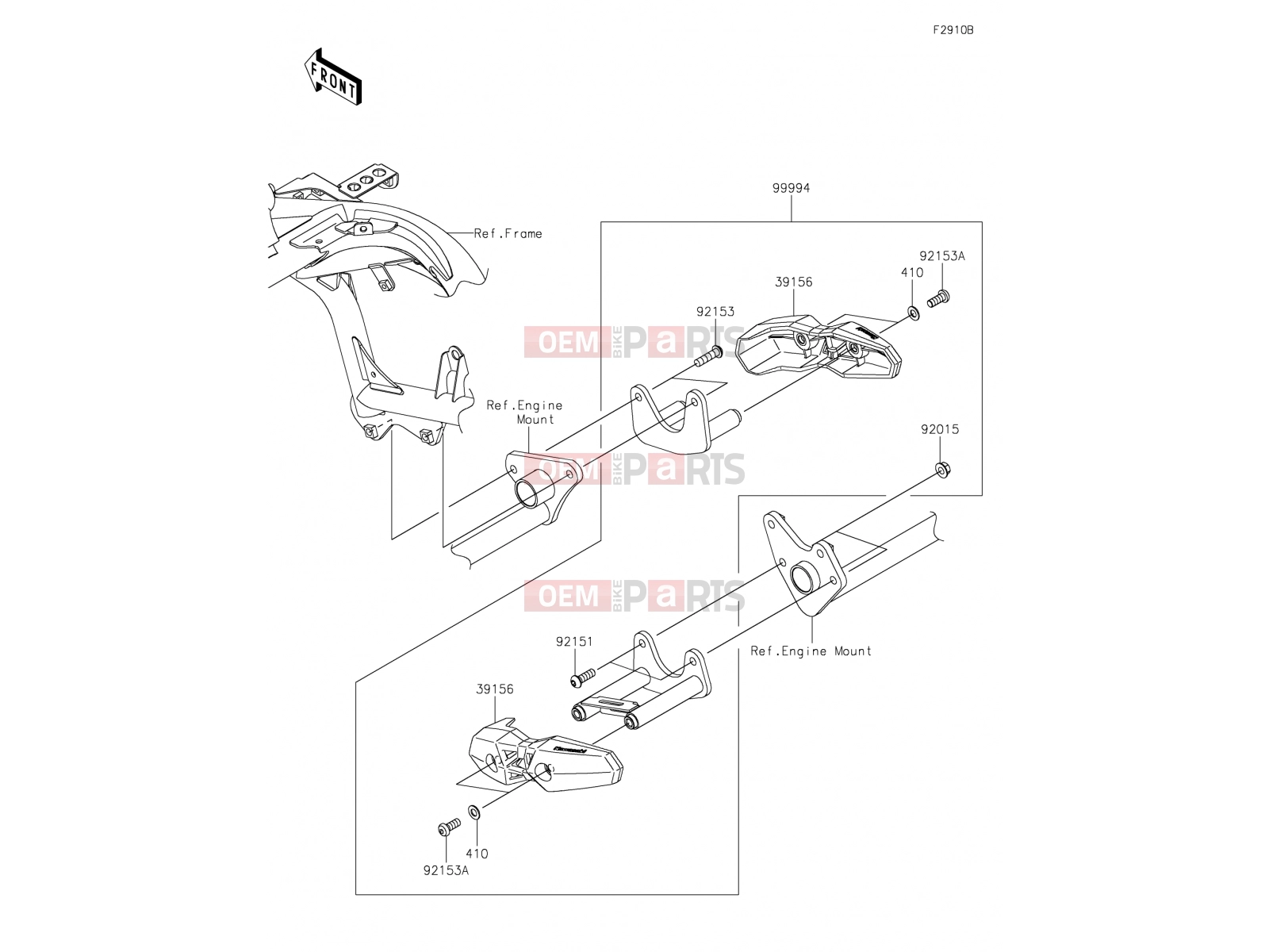KAWASAKI 2019 Accessory(Engine Guard)