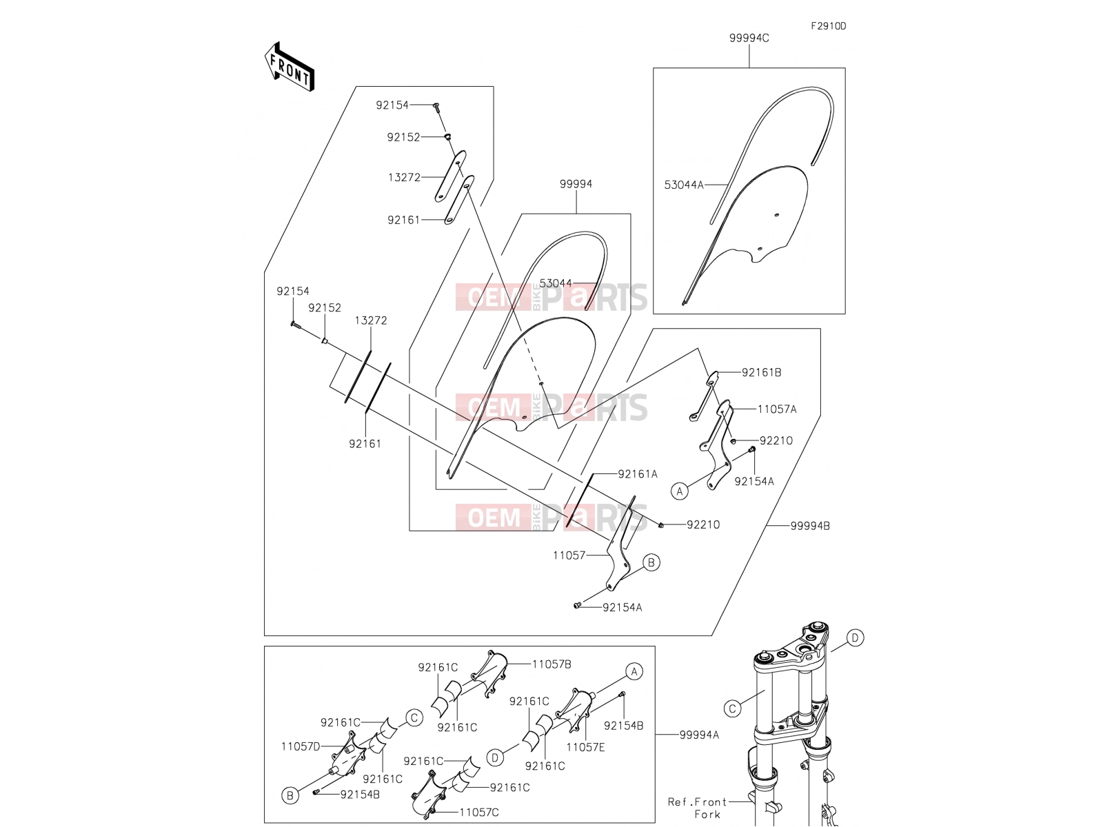 KAWASAKI 2019 Accessory(Windshield)