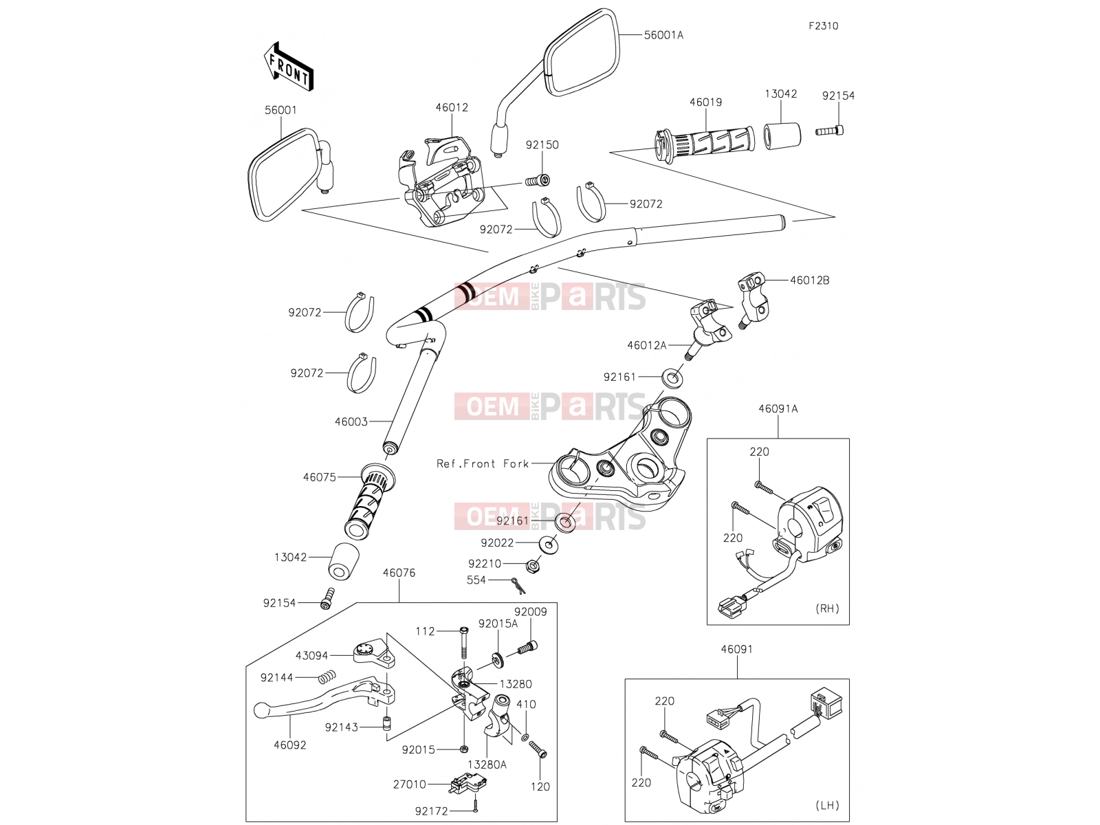 KAWASAKI 2019 Handlebar