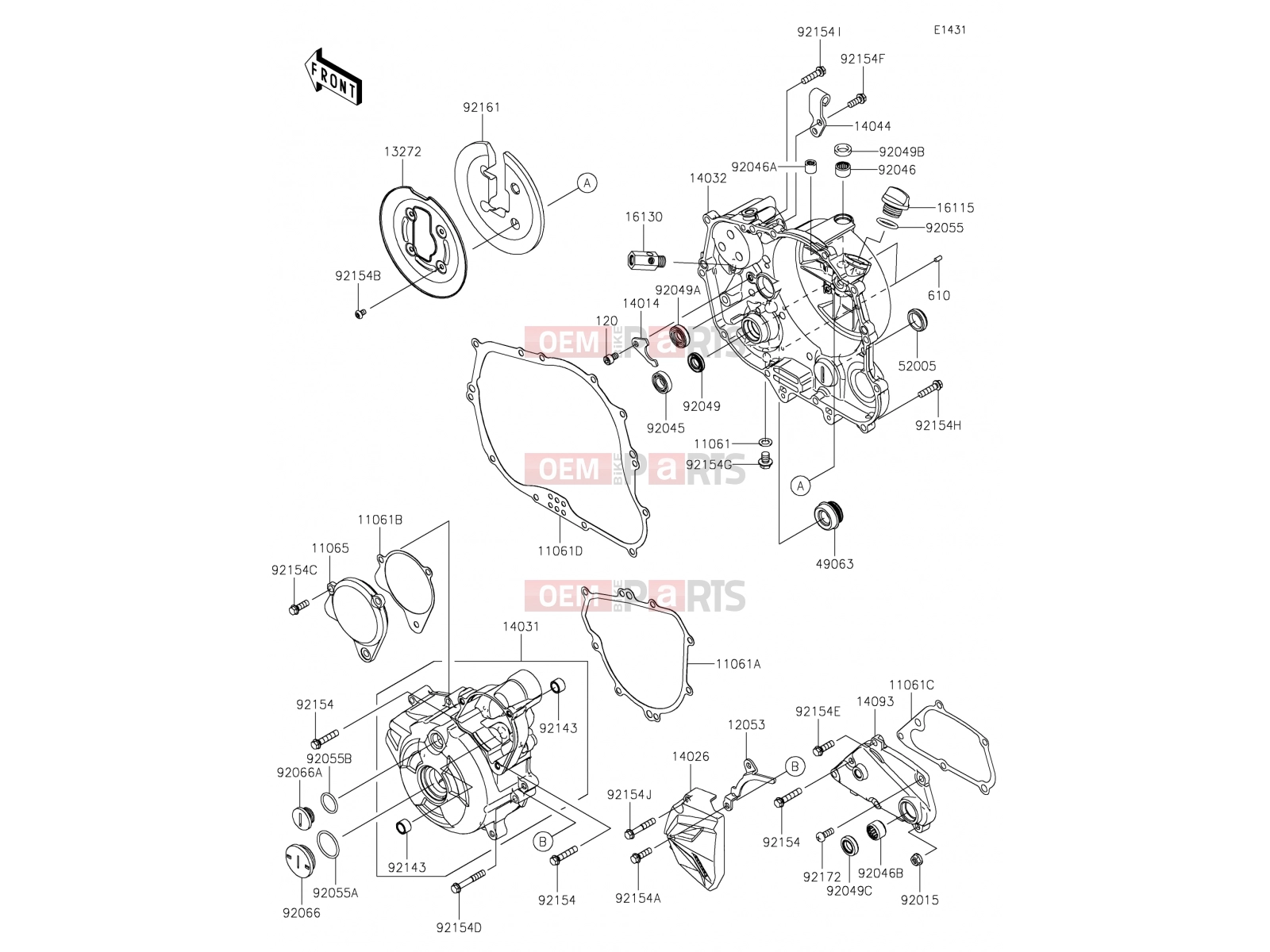 KAWASAKI 2019 Engine Cover(s)