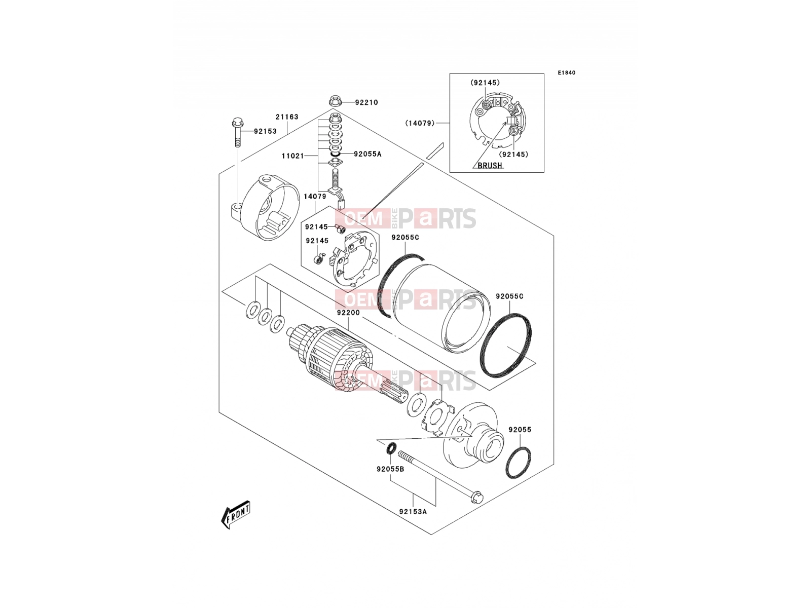 KAWASAKI 2006 Starter Motor