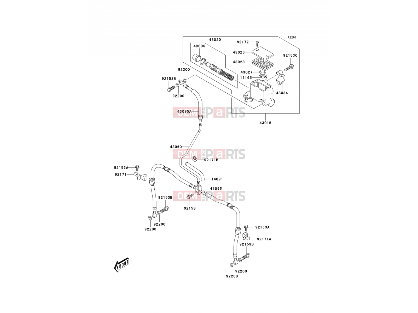 KAWASAKI 2006 Front Master Cylinder