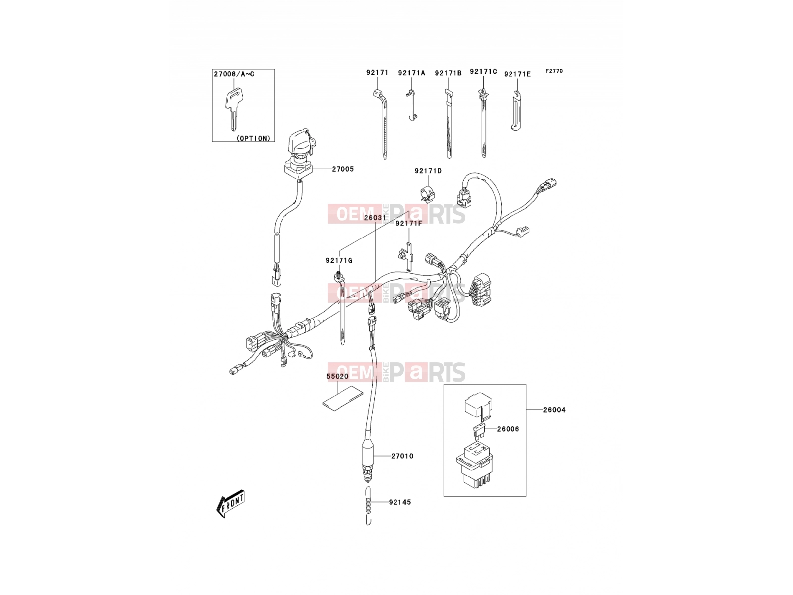 KAWASAKI 2006 Ignition Switch