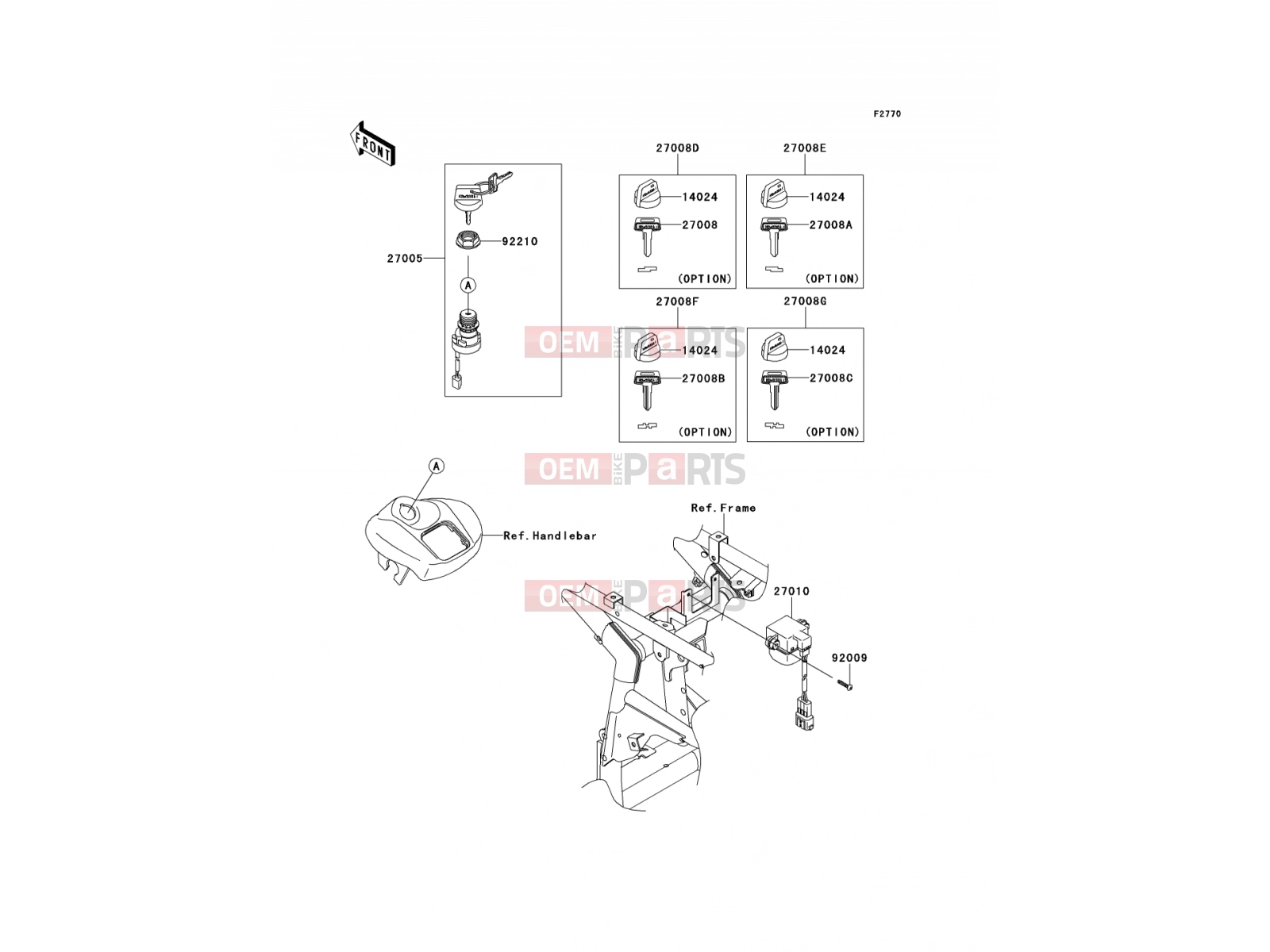 KAWASAKI 2007 Ignition Switch