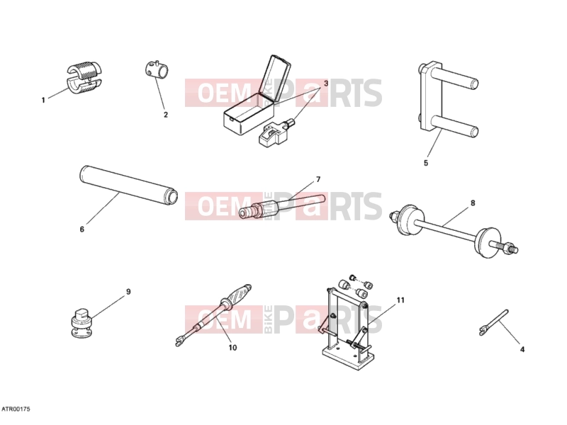 DUCATI 2007 Sportclassic 1000 Single-Seat WORKSHOP SERVICE TOOLS, FRAME » FRAME