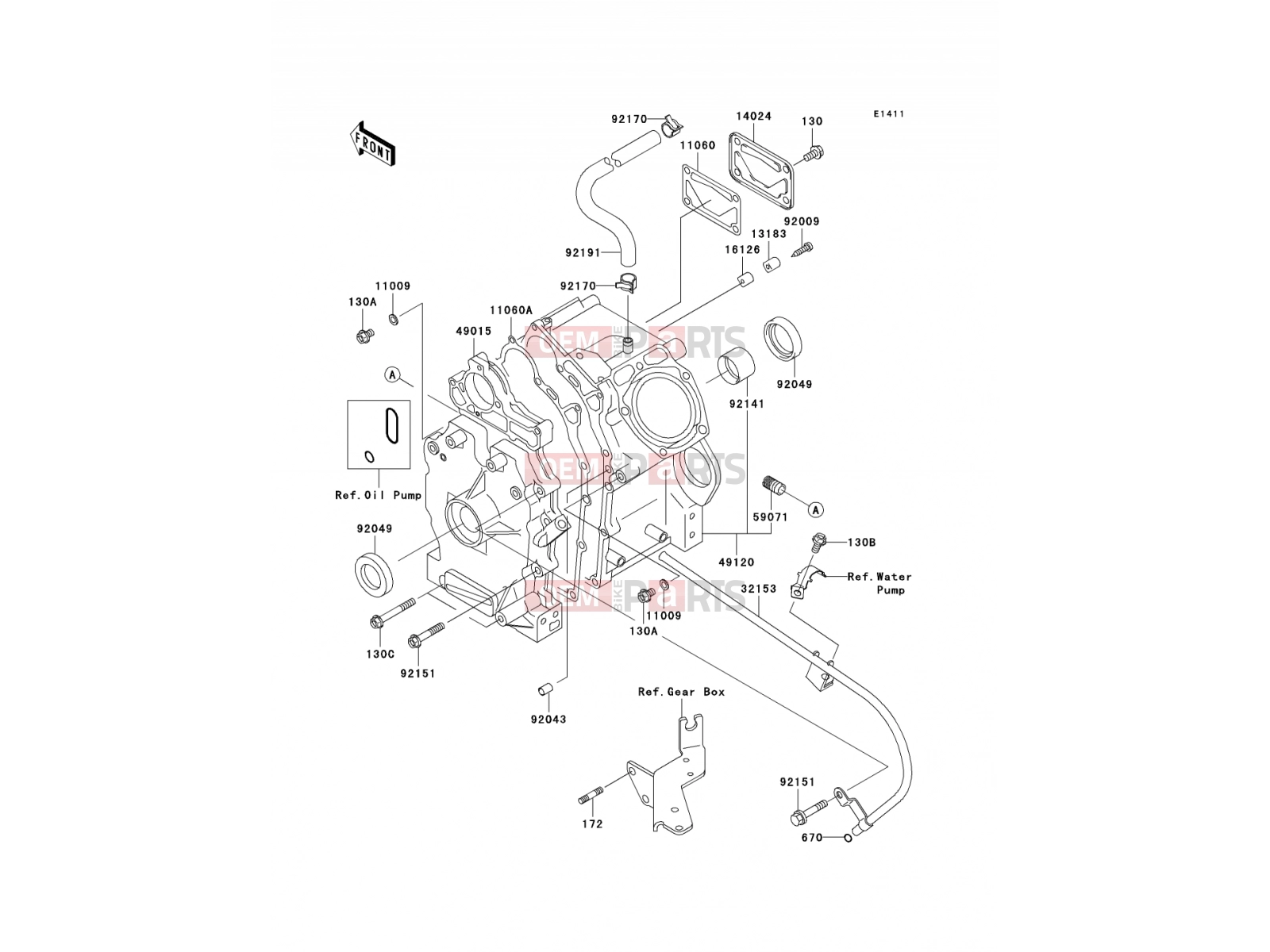 KAWASAKI 2003 Crankcase