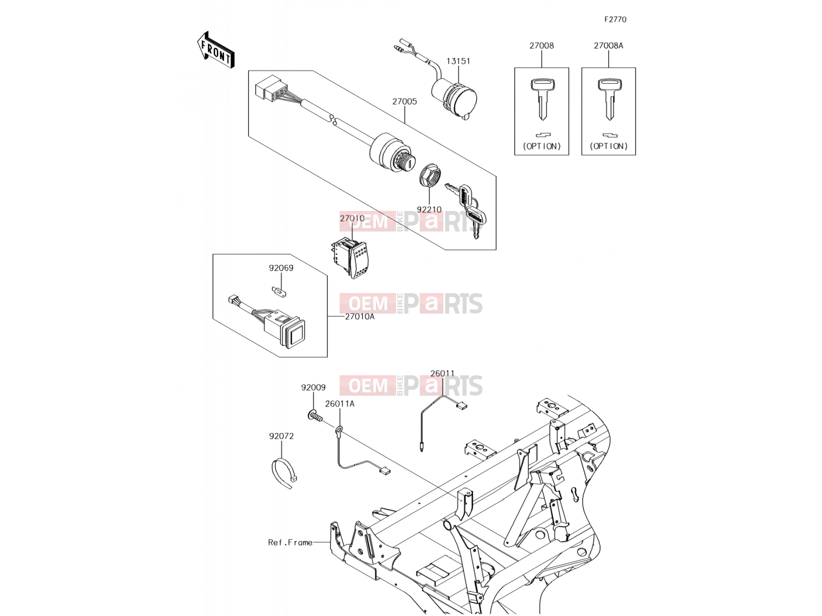 KAWASAKI 2017 Ignition Switch
