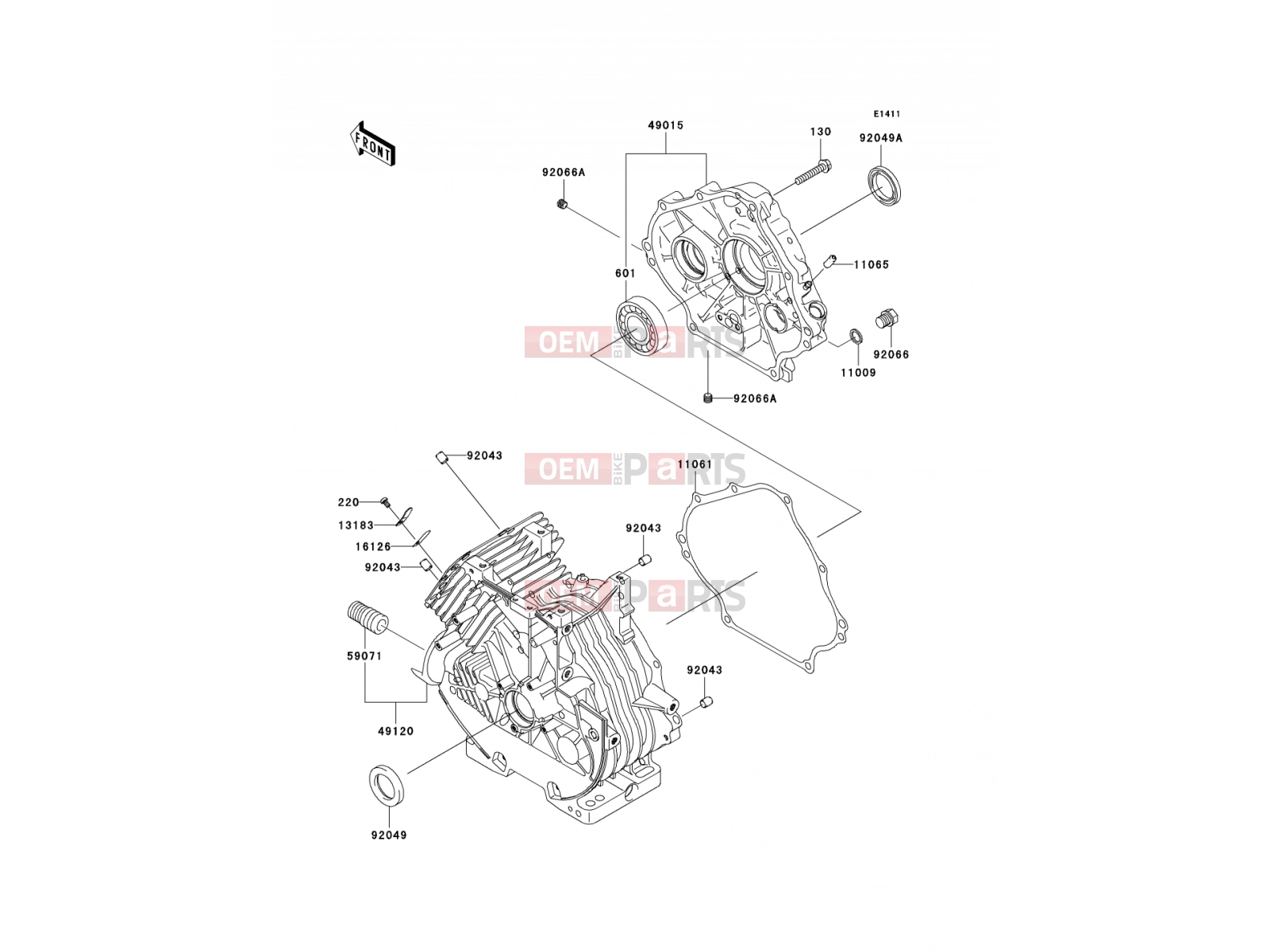 KAWASAKI 2007 Crankcase