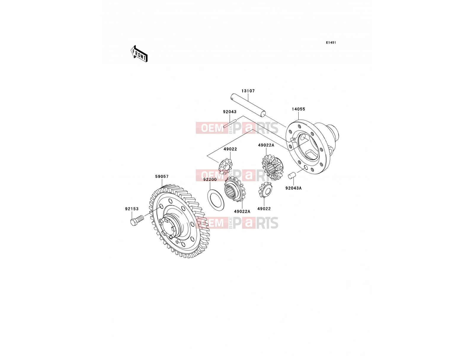 KAWASAKI 2009 Differential
