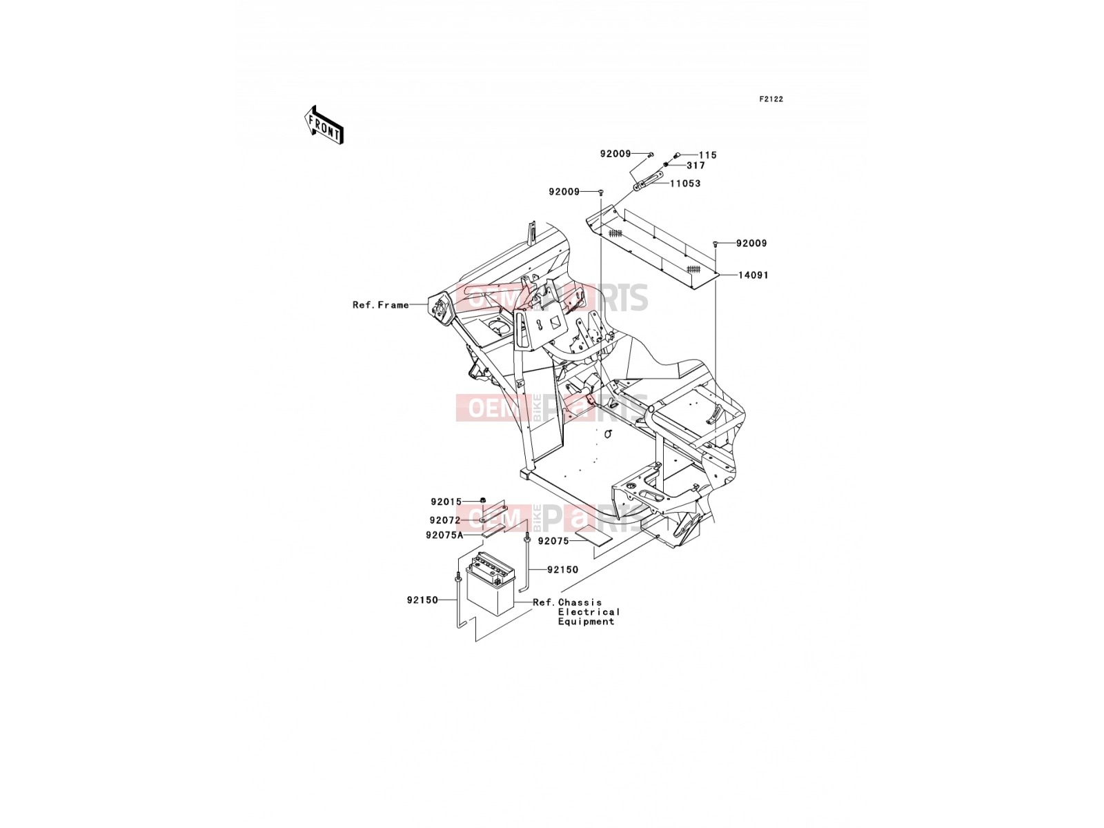KAWASAKI 2010 Engine Mount