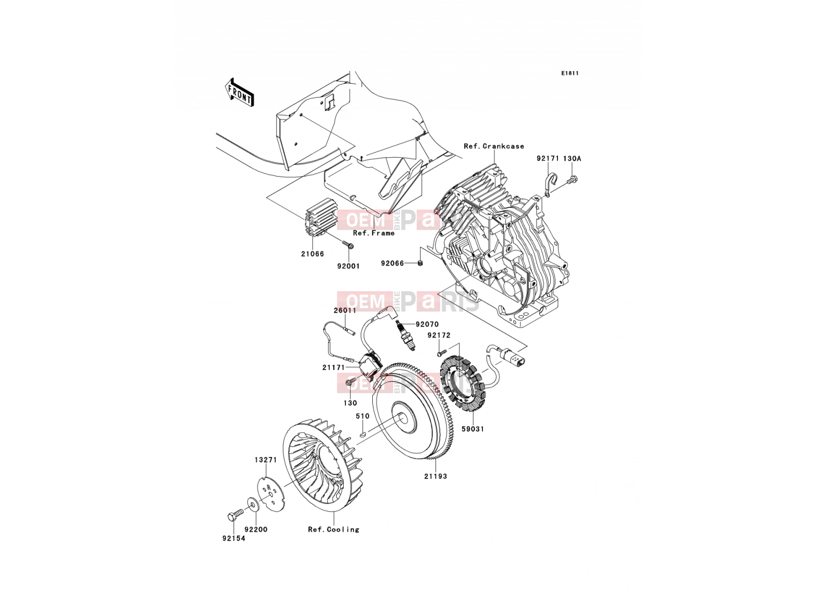 KAWASAKI 2011 Generator/Ignition Coil