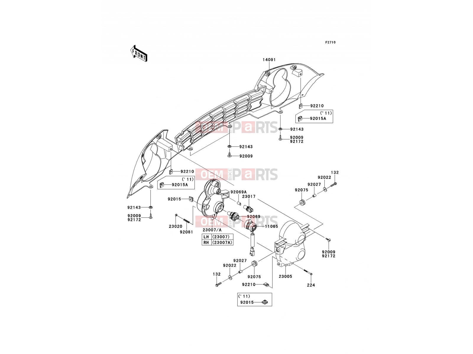 KAWASAKI 2011 Headlight(s)