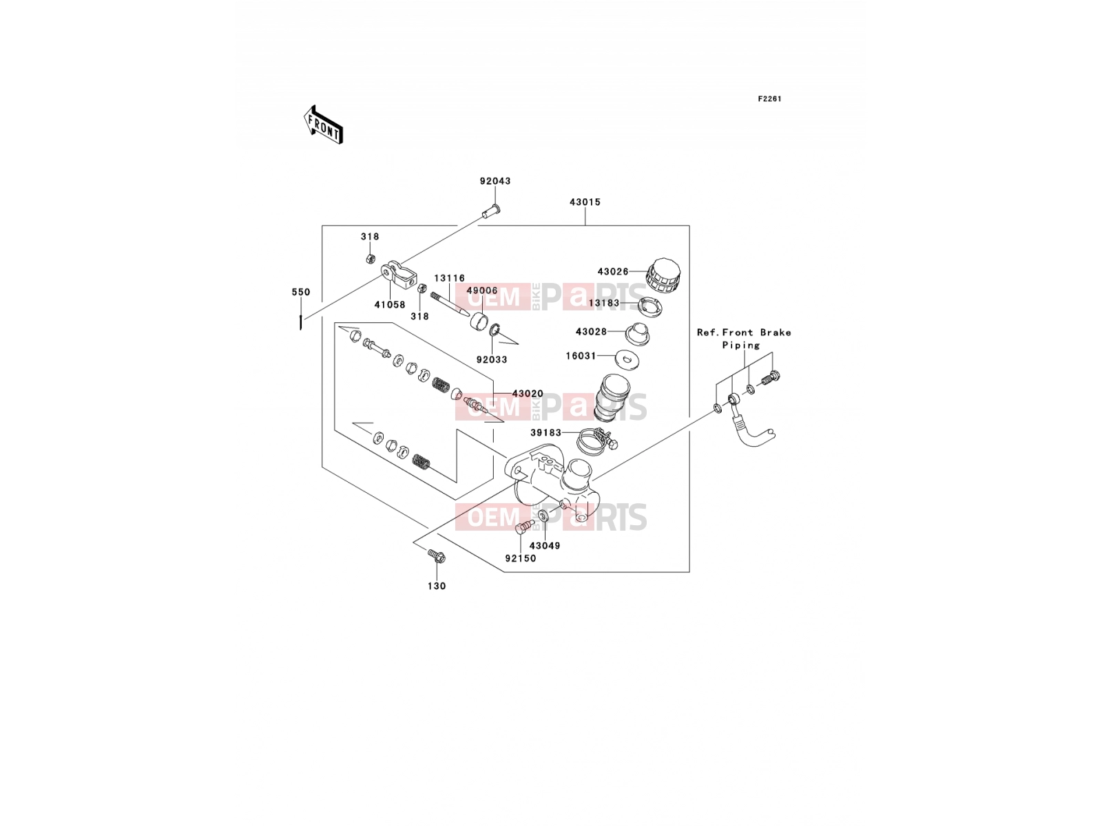KAWASAKI 2014 Master Cylinder