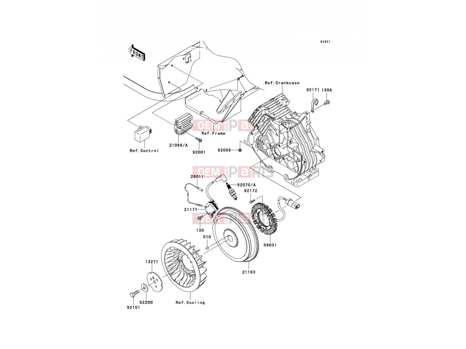 KAWASAKI 2009 Generator/Ignition Coil