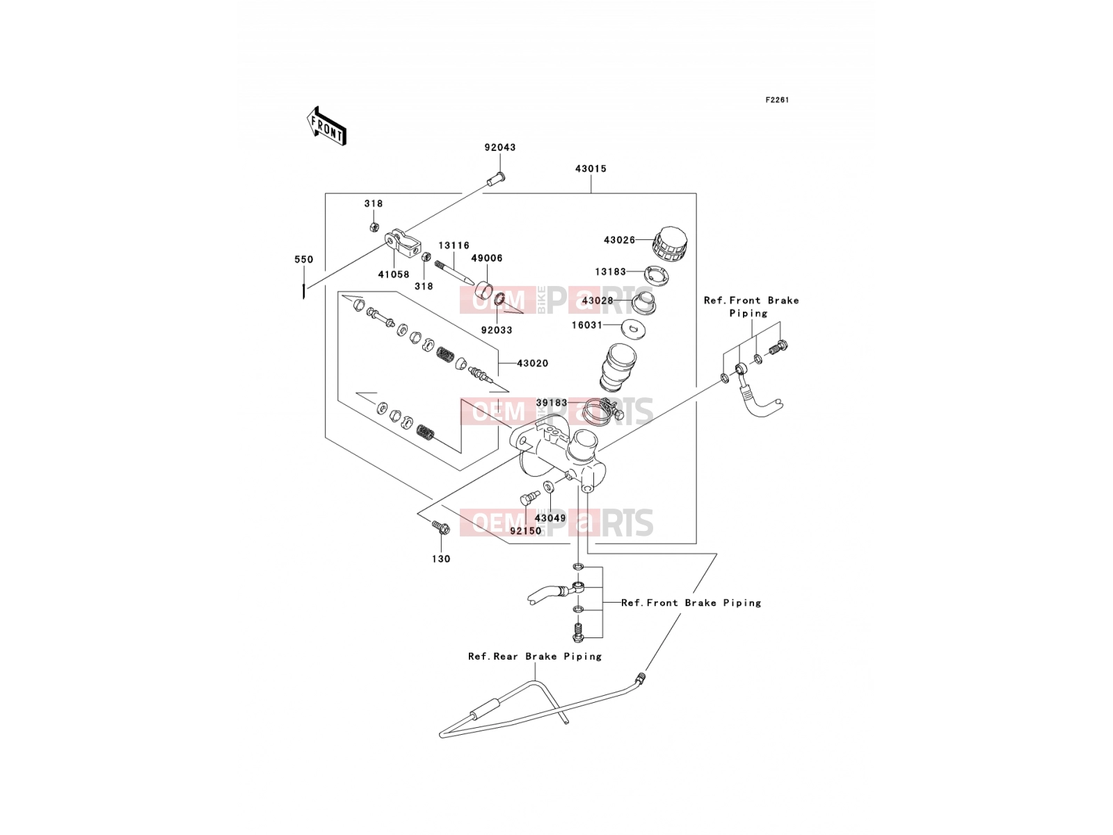 KAWASAKI 2009 Master Cylinder