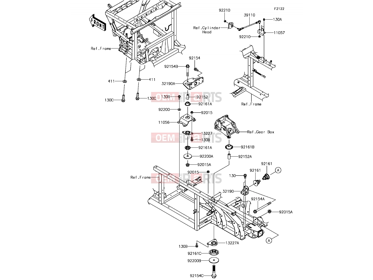 KAWASAKI 2016 Engine Mount
