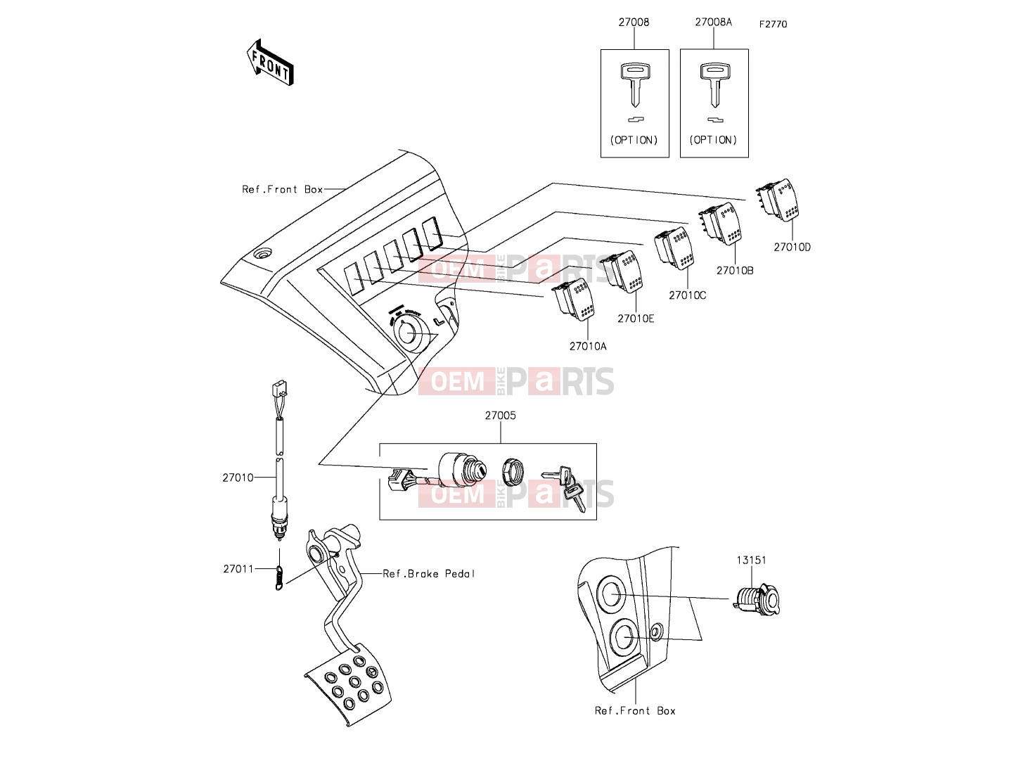 KAWASAKI 2016 Ignition Switch
