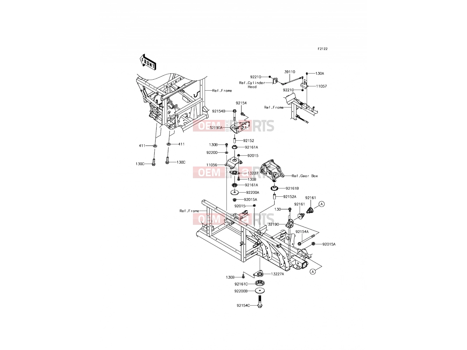 KAWASAKI 2017 Engine Mount