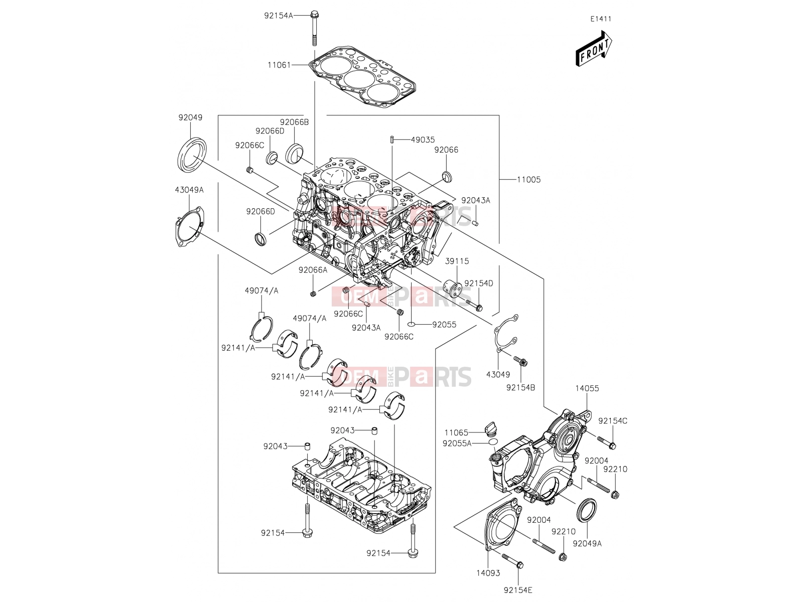 KAWASAKI 2017 Crankcase