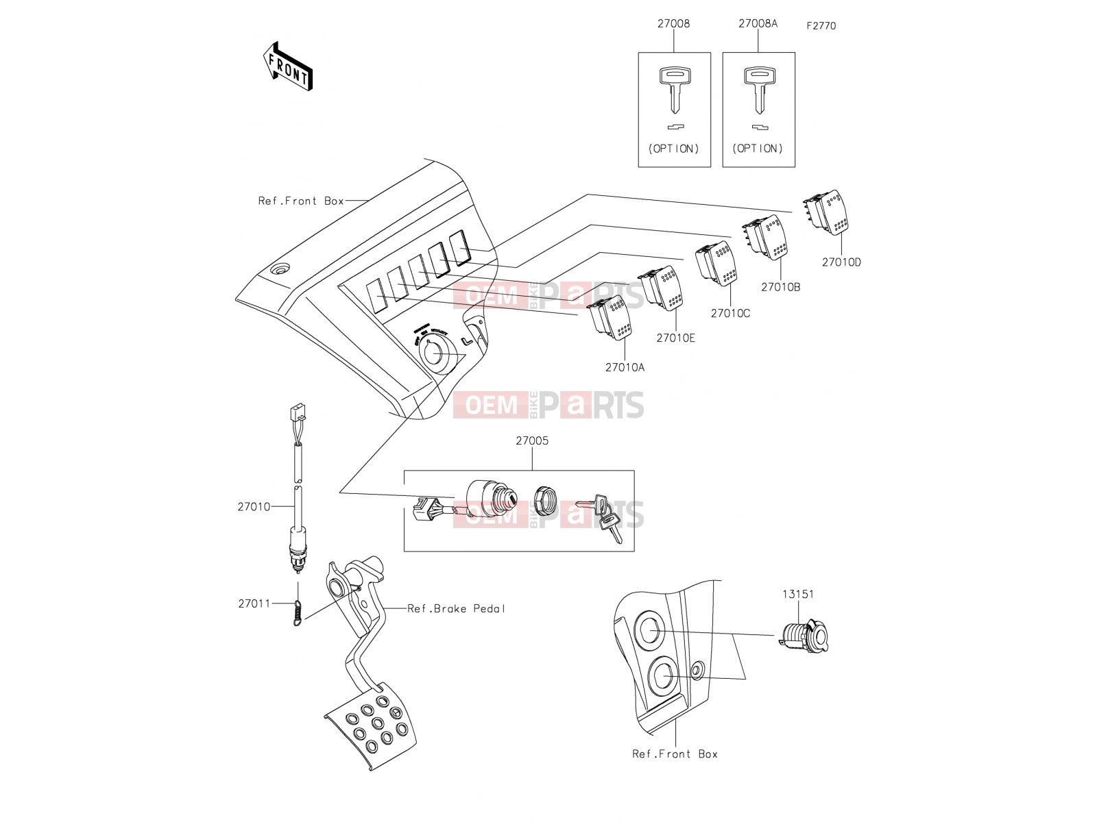 KAWASAKI 2017 Ignition Switch
