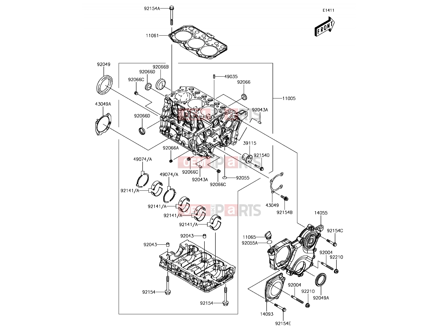 KAWASAKI 2017 Crankcase
