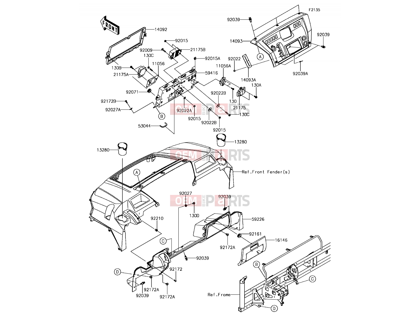 KAWASAKI 2017 Front Box