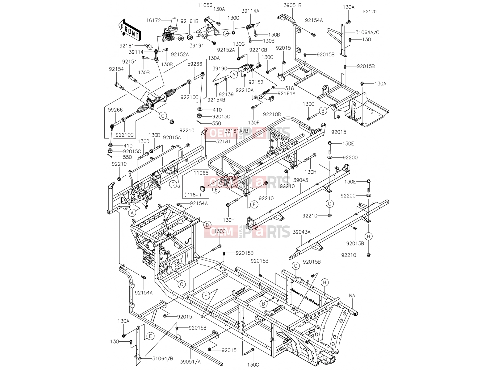 KAWASAKI 2019 Frame