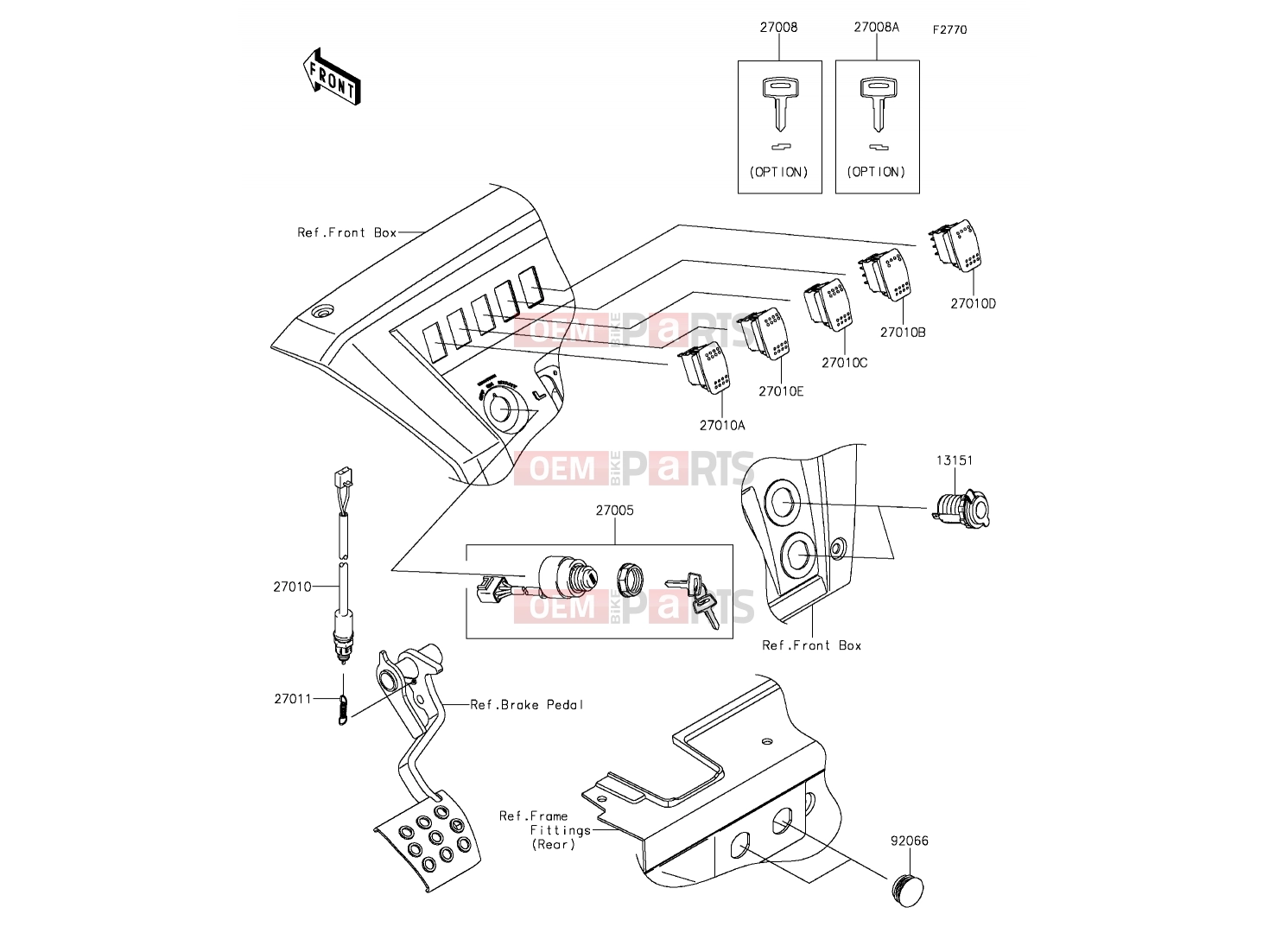 KAWASAKI 2016 Ignition Switch