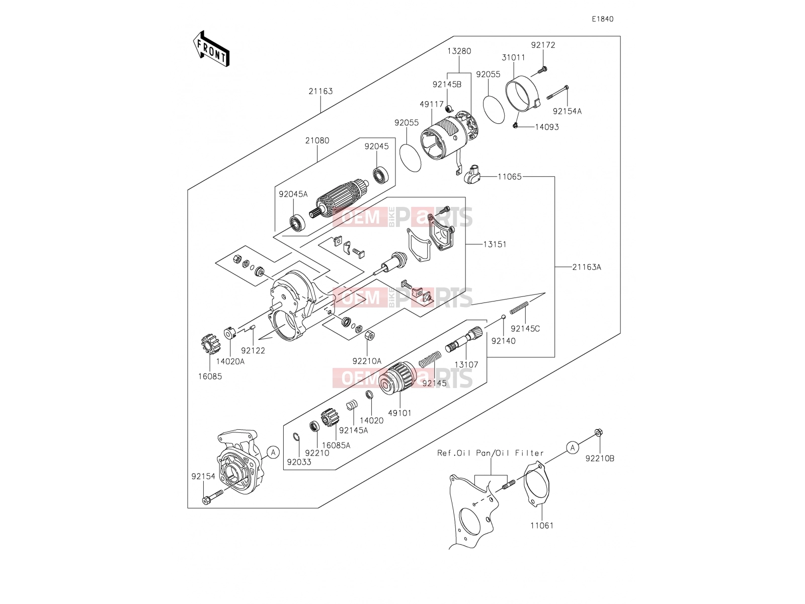 KAWASAKI 2017 Starter Motor